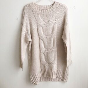 Aerie oversized cable knit soft sweater